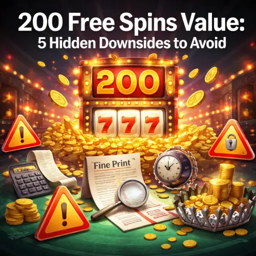 200 free spins value