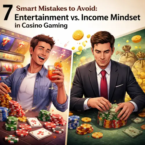 entertainment vs income mindset casino gaming