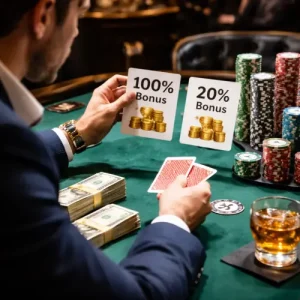 high rollers prefer lower bonus percentages, high roller bonuses, low bonus percentages, wagering requirements