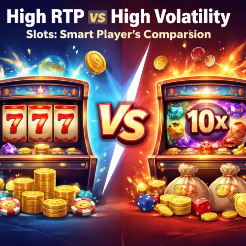 High RTP slots vs high volatility slots