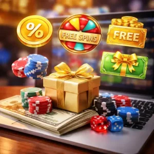 online casino bonus explained, online casino bonuses, types of casino bonuses, casino bonus explained