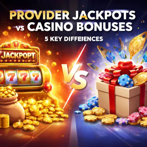 Provider Jackpots vs Casino Bonuses