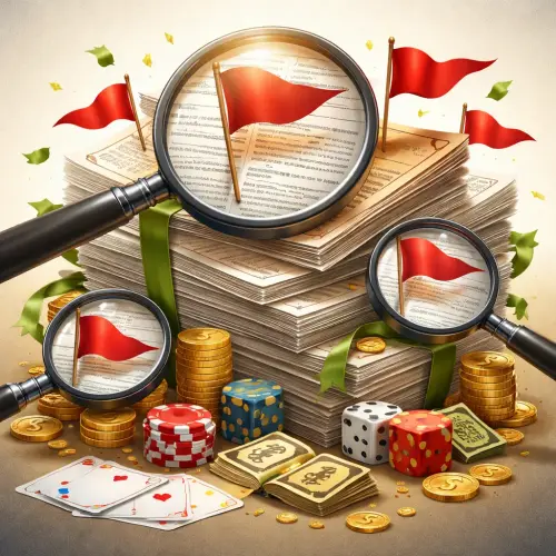 red flags hidden inside bonus conditions