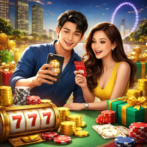 Singapore players claim free casino bonuses